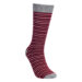 Burgundy Stripe Socks