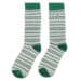 Green & Grey Stripe Socks