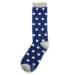 Navy & White Polka Dot Socks