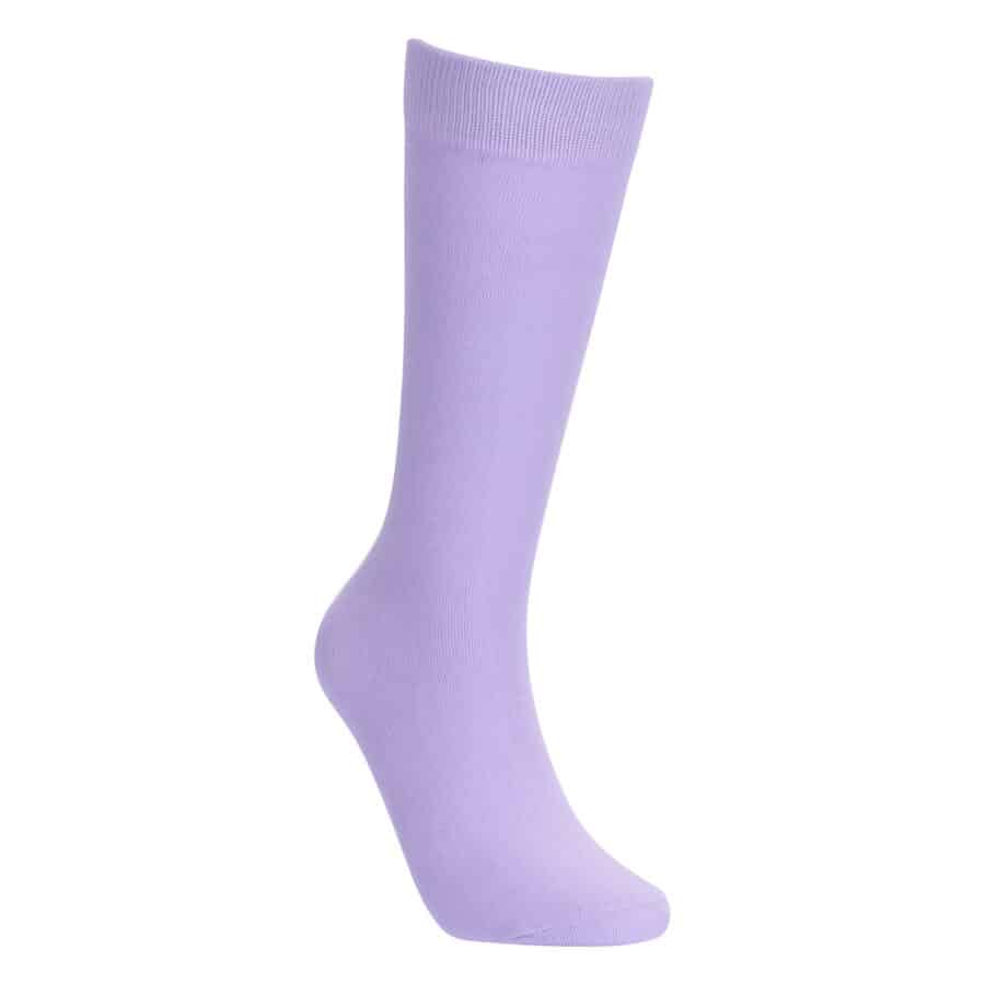 Solid Lilac Socks