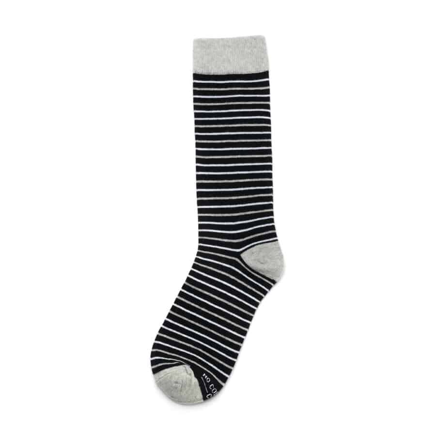 Black & White Stripe Socks