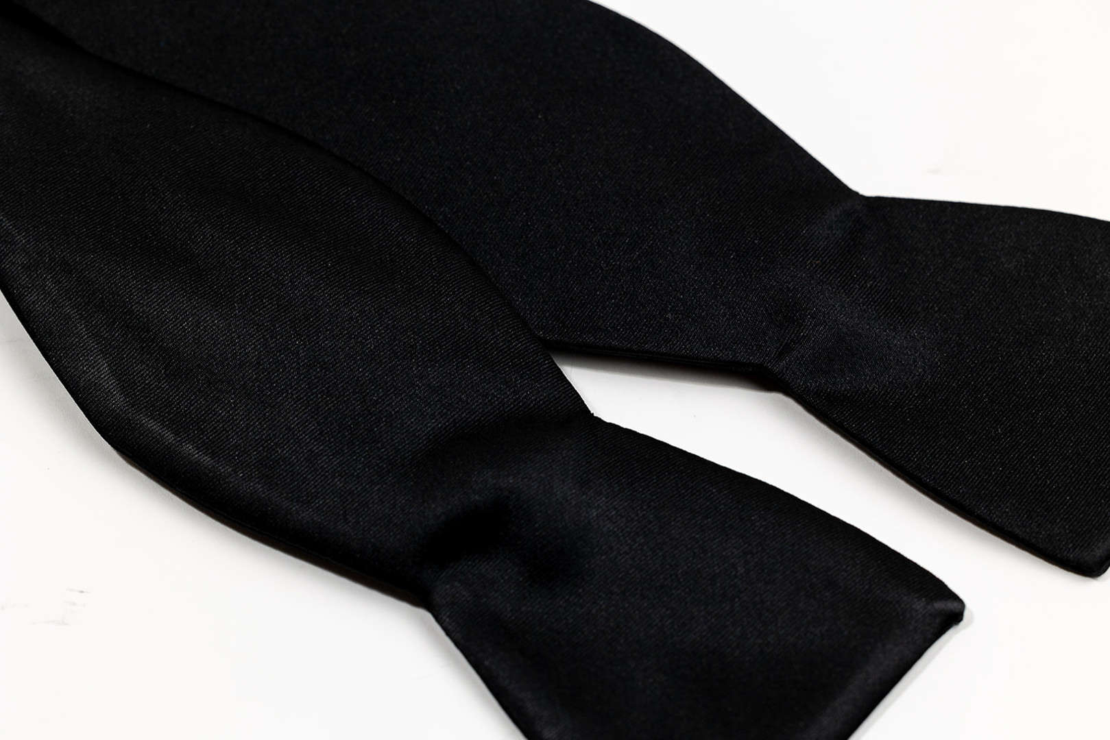 Black Silk Bow Tie