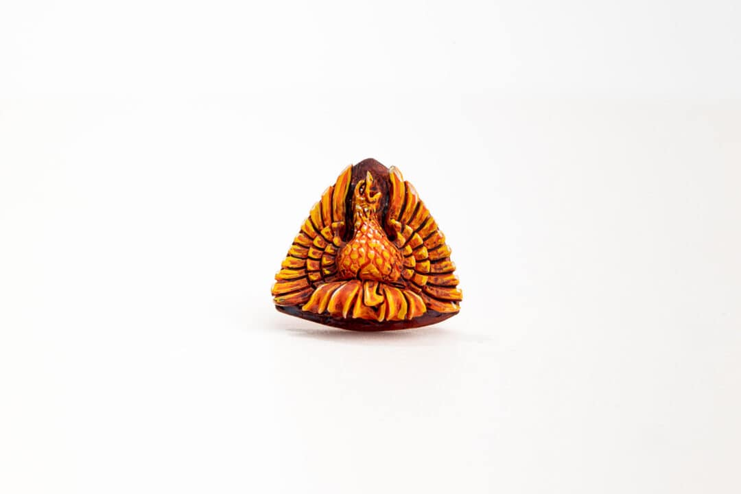 Phoenix Hand-Painted Pin